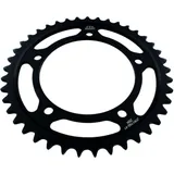 Rear sprocket 41 tooth pitch 525 black inner diameter 120 bolt spacing 140 for: Triumph Bonneville, Thruxton, Scrambler
