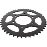 Rear sprocket 43 tooth pitch 520 black inner diameter 080 bolt spacing 104 for: Kawasaki Z, ZX - 6R, KLE