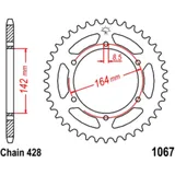 Kettenrad 52Z Teilung 428 Innendurchmesser 142 Lochkreis 164 passend für: Hyosung GT