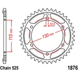 45 Tooth Rear Sprocket Pitch 525 for Motorcycles