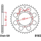 Kettenrad 41Z 520 für: JT Sprockets