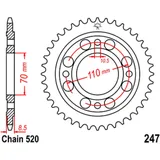 Kettenrad 36Z Teilung 520 Innendurchmesser 070 Lochkreis 110 passend für: Honda CB, CM