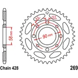 Kettenrad 56Z Teilung 428 Innendurchmesser 058 Lochkreis 090 passend für: Honda CB, CM, XL