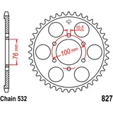 Kettenrad 42Z für Motorräder
