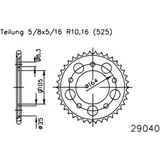 Kettenrad 47Z Teilung 525 schwarz Innendurchmesser 105 Lochkreis 164 passend für: Gilera GP