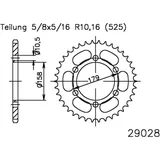 Kettenrad 45Z Teilung 525 schwarz Innendurchmesser 158 Lochkreis 179 passend für: Aprilia ETV