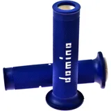 Griffgummi blau/weiß für Motorräder 22/26 mm offen