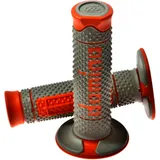 Domino Offroad Grips Grey/Orange D.22/26mm