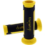 Griffgummi A350 schwarz/gelb für Motorräder 22 / 26 mm offen