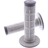 Griffgummi 802 Carbon grau/weiß für Motorräder D.22/25mm geschlossen