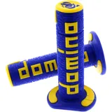 Griffgummi A360 blau/gelb für Motorräder D.22/26mm geschlossen