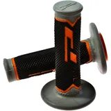 ProGrip 788 Motorcycle Grips, Black/Grey/Orange D.22/25mm