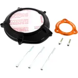 Kupplungsdeckel Set Evotech schwarz/orange
