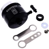 Bremsflüssigkeitsbehälter Evotech schwarz/silber für Motorräder