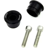 Aluminum Bar Ends in Black for Kawasaki
