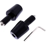 Steel Bar Ends Black JMP 17 mm for Steel Handlebars