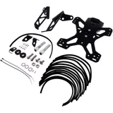 Licence plate holder EVOTECH black for: MV Agusta Brutale