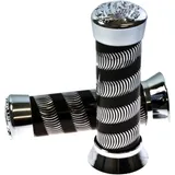 Grips Chrome/Black JMP D.1INCH L.133MM CLOSED
