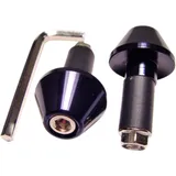 Lenkerenden Aluminium schwarz 13 mm JMP