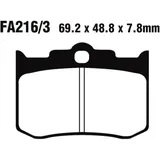 BRAKE PAD SEMI-SINTER V EBC for Cruisers and Touring Bikes