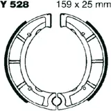 Bremsbacken mit Feder EBC gerillt Alternative: 7321284 passend für: Yamaha YFM