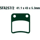 Bremsklotz Standard Scooter EBC passend für: Honda NC, FJS, GL, Piaggio MP3, X10