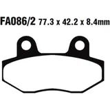 Brake pads sint EBC fa086/2hh for: Hyosung GT, GV, XRX