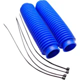Faltenbalg Set 350x34 für Motorräder blau