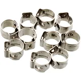 Stainless Steel Band Clamps 8.5 JMP Width 7mm, 10 PCS