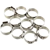 Stainless Steel Band Clamps 15.5 mm with 7 mm Width – 10 PCS