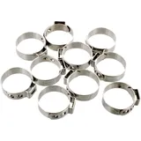 BAND CLAMP 20.8 JMP WIDTH 7MM STAINLESS STEEL 10 PCS