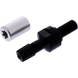Straight Schrader Valve for TPMS 11.5mm Black