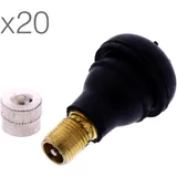 Gummiventil 11.3 mm TR412 JMP mit Metallkappe für Motorräder