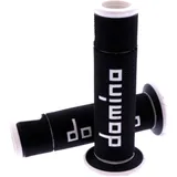 Griffgummi A450 schwarz/weiß Domino für Motorräder