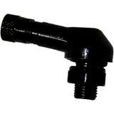 Winkelventil aus Aluminium JMP schwarz 8.3 mm für Motorräder