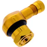 Winkelventil aus Aluminium für Motorräder, gelb 11,3 mm