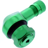 Winkelventil Aluminium JMP grün 11.3 mm für Motorräder