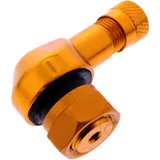Winkelventil aus Aluminium JMP orange 11,3 mm für Motorräder