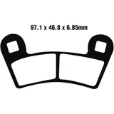 Bremsklotz Standard EBC Alternative: 7870039 passend für: Polaris General, Outlaw