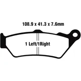 Bremsklotz Standard Scooter EBC Alternative: 7872765 passend für: BMW F 650, C1