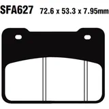 Brake pads scooter EBC sfa627 for: SYM Maxsym, Wolf, CR, Aeon Elite