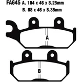 Sintered Brake Pads R EBC FA645R