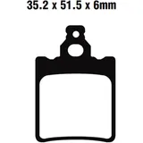 Bremsklotz Standard EBC Alternative: 7872096 passend für: Beta Minicross