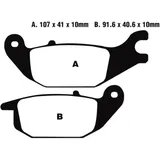 Bremsklotz Standard Scooter EBC passend für: Yamaha MW
