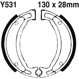 Bremsbacken mit Feder EBC passend für: AJS JS, Yamaha XC, YFM