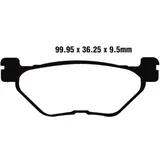Bremsklotz Semi-Sinter V EBC für Cruiser und Touring Bikes 7370073