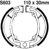Brake shoes EBC S603G inc springs grooved for: Kawasaki KE, KLX, KD, Suzuki RV, TS, GT, RM