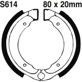 Bremsbacken mit Feder EBC gerillt passend für: Suzuki LT - Z, LT, LT - A