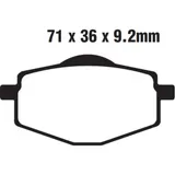 Brake pads sintered mx-s ebc MXS101
