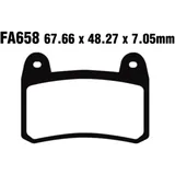 Bremsklotz Standard EBC passend für: Benelli BN, Leoncino, TRK 251, KSR - Moto Code, GRS